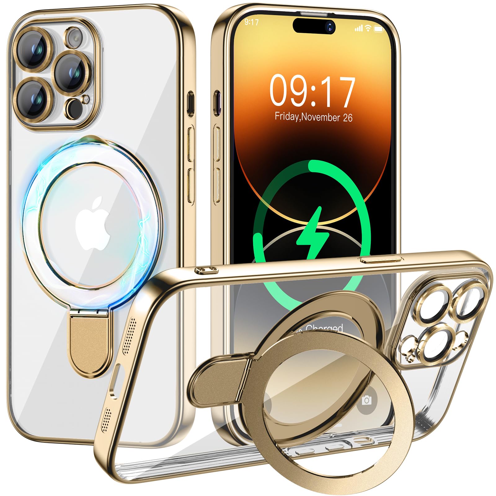 Amazon.com: Pmteyoim Magnetic for iPhone 14 Pro Case with
